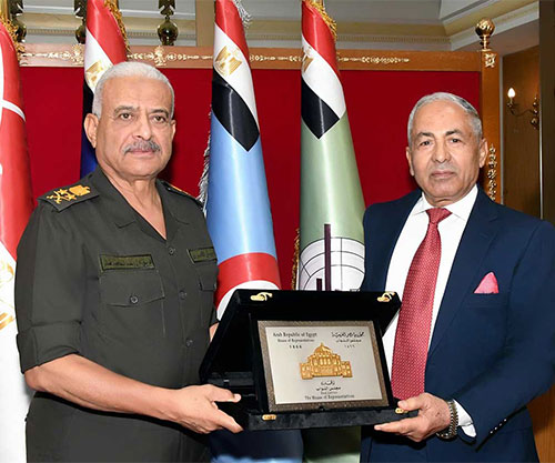 Chief of Egyptian Armed Forces Meets Chairman of Defense & National Security Committee 