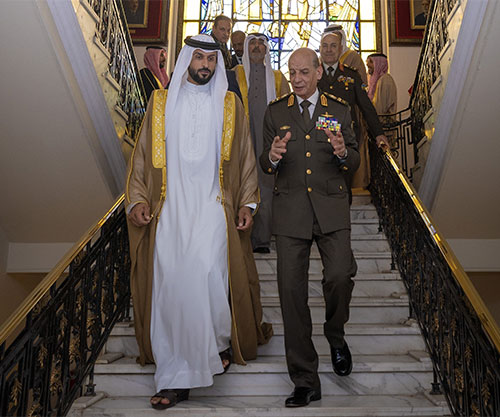 Egyptian President, Commander-in-Chief Receive Bahrain’s National Security Advisor