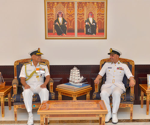 Indian Chief of Naval Staff Concludes Visit to Oman