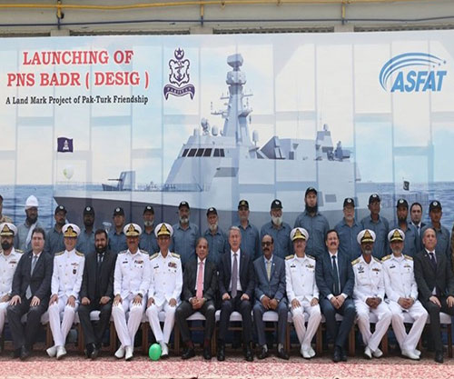 Pakistan’s 3rd MILGEM Corvette ‘PNS Badr’ Launched in Karachi