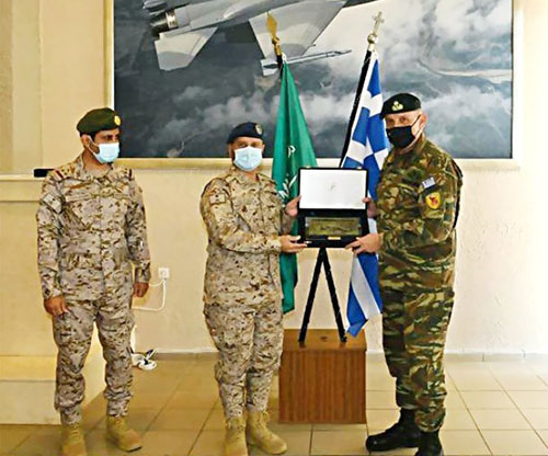 Saudi Chief of General Staff Meets Greek Counterpart at ‘Falcon Eye 1’ Drill 