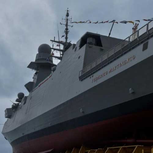 Fincantieri Launches 7th Multi Mission FREMM Frigate