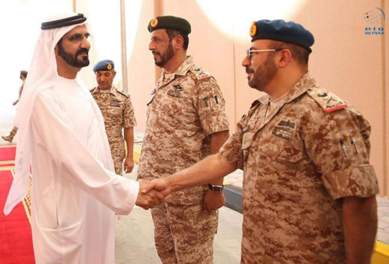 Dubai Ruler Tours UAE Armed Forces General Headquarters