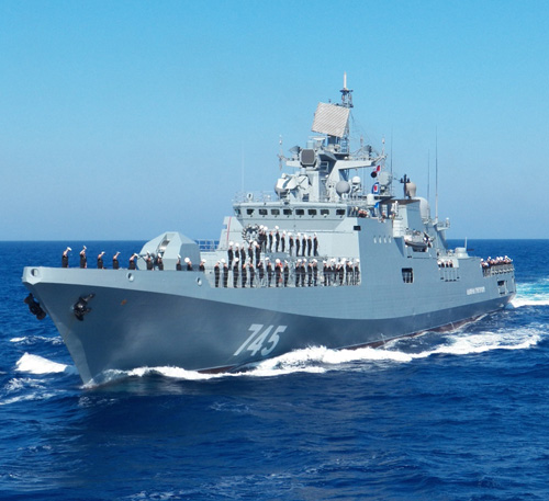 Russia’s Admiral Grigorovich Frigate Arrives in Syria