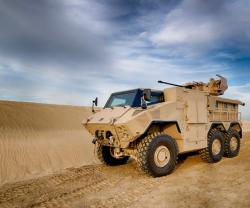 UAE’s NIMR Automotive Debuts Latest MRAP at IDEX