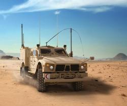 Oshkosh Defense’s M-ATV Tactical Ambulance at IDEX